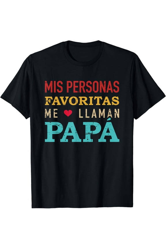 Mis personas favoritas me llaman Papá vintage retro T-Shirt