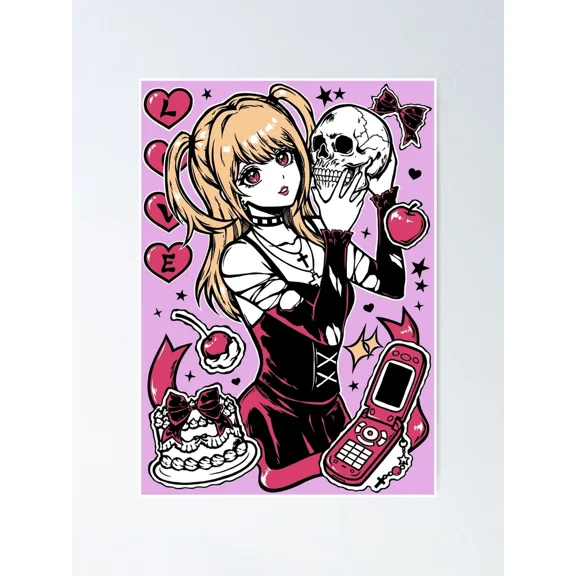 Misa Amane - Death Note Anime Manga Poster Unframed Size 24''x36'' GooGate