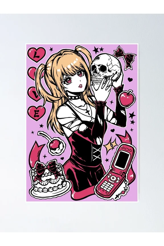 Misa Amane - Death Note Anime Manga Poster Unframed Size 24''x36'' GooGate