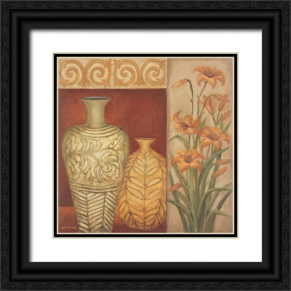 Misa, Eva 15x15 Black Ornate Wood Framed with Double Matting Museum Art Print Titled - Neo Vintage II