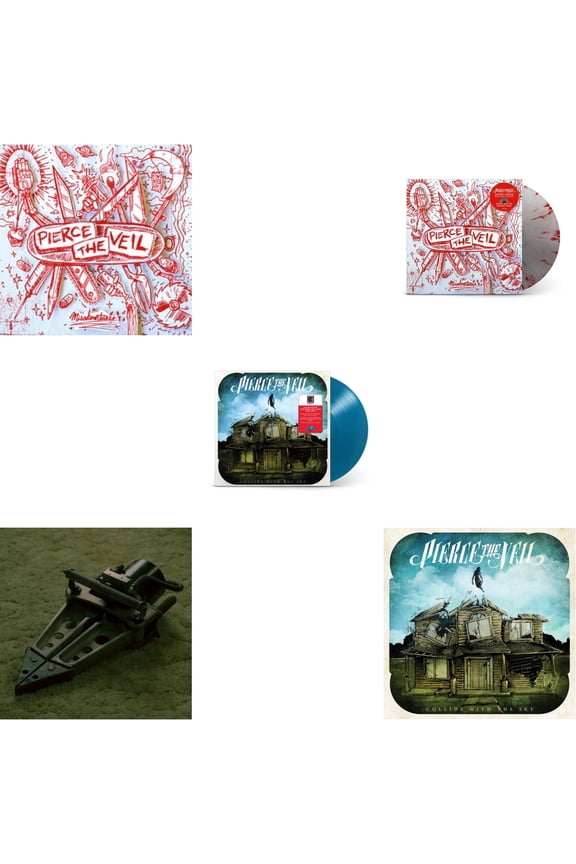 Misadventures & Jaws Of Life & Collide With The Sky (Aqua Color LP Vinyl) & Misadventures (Silver With Red Splatter LP Vinyl) & Collide With The Sky (Sea Blue LP Vinyl)