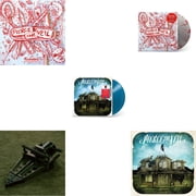 Misadventures & Jaws Of Life & Collide With The Sky Aqua Color LP Vinyl & Misadventures Silver With Red Splatter LP Vinyl & Collide With The Sky Sea Blue LP Vinyl