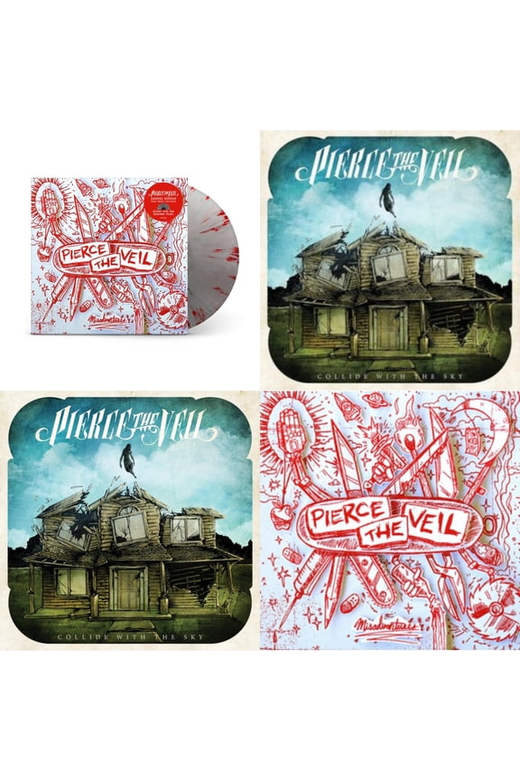 Misadventures & Collide With The Sky & Misadventures (Silver With Red Splatter LP Vinyl) & Collide With The Sky (Sea Blue LP Vinyl)
