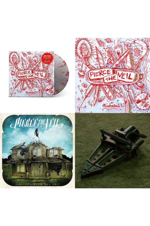 Misadventures & Collide With The Sky & Jaws Of Life & Misadventures (Silver With Red Splatter LP Vinyl)