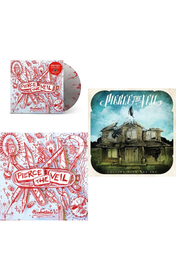 Misadventures & Collide With The Sky & Misadventures (Silver With Red Splatter LP Vinyl)