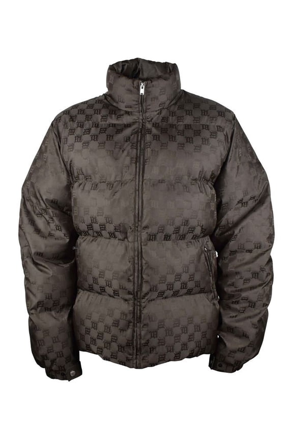 Quilted Down Jacket With Monogrammed Logo (Men's)