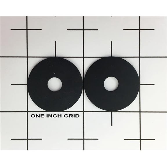 Misc 38475-L Diameter Black Replacement Rubber Washers - Large - Set of 2