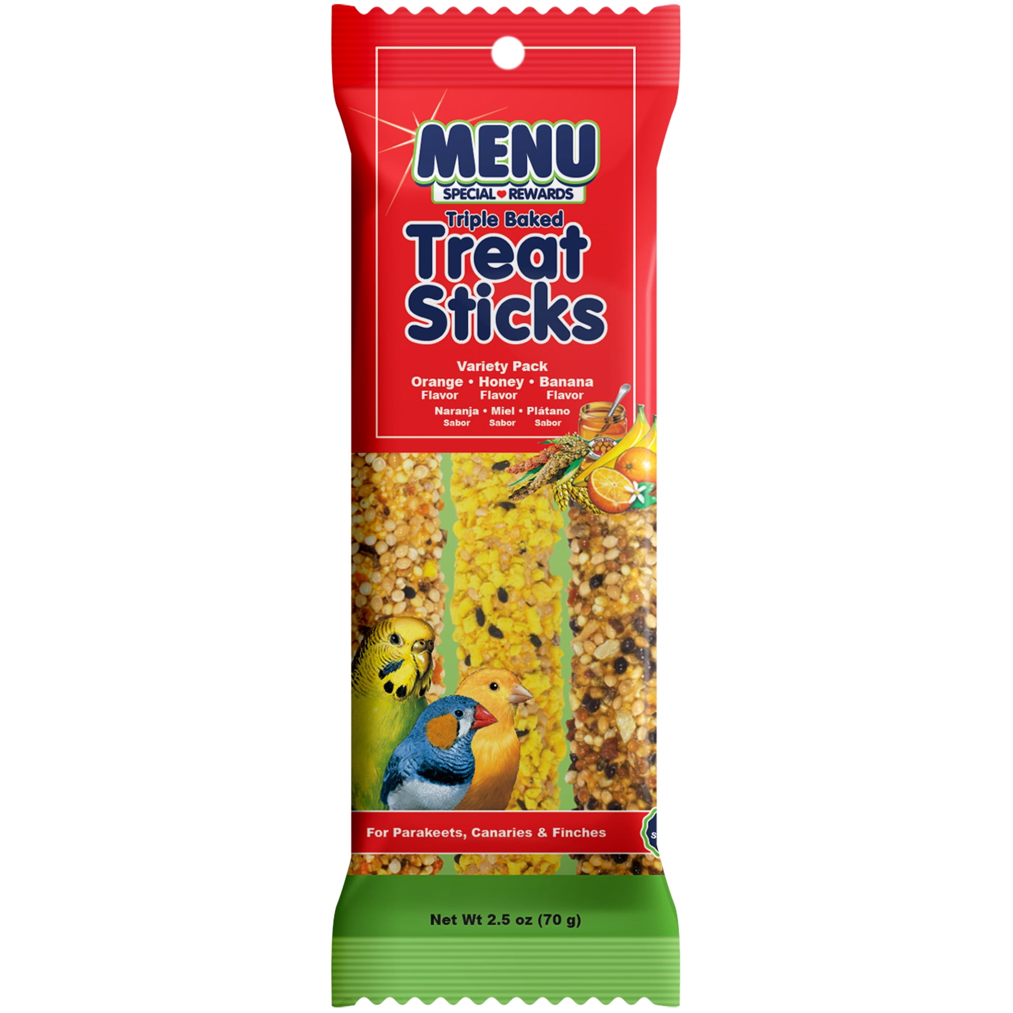 Vitakraft Menu Crunch Sticks Pet Bird Treats