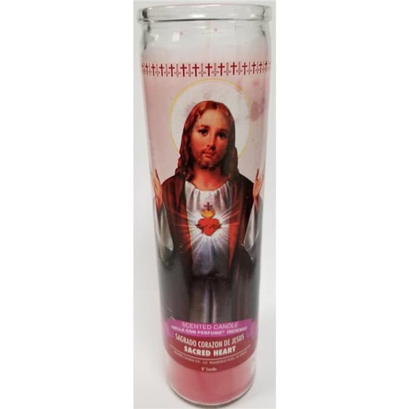 Misc KM2711 Prayer Candle Sacred Heart - Scented