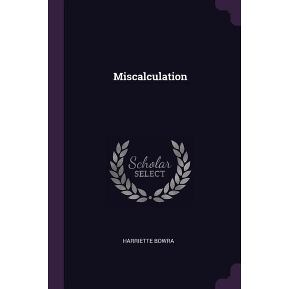 Miscalculation (Paperback)