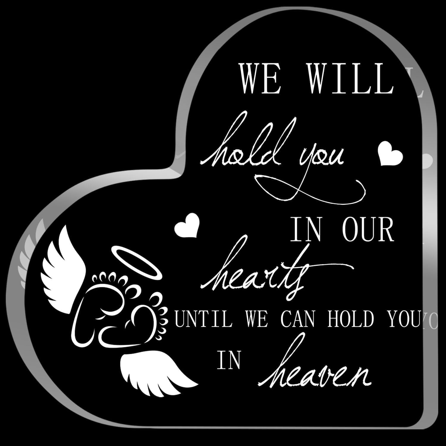 Miscarriage Gifts for Mom, Miscarriage Acrylic Keepsake for Loss Infant ...