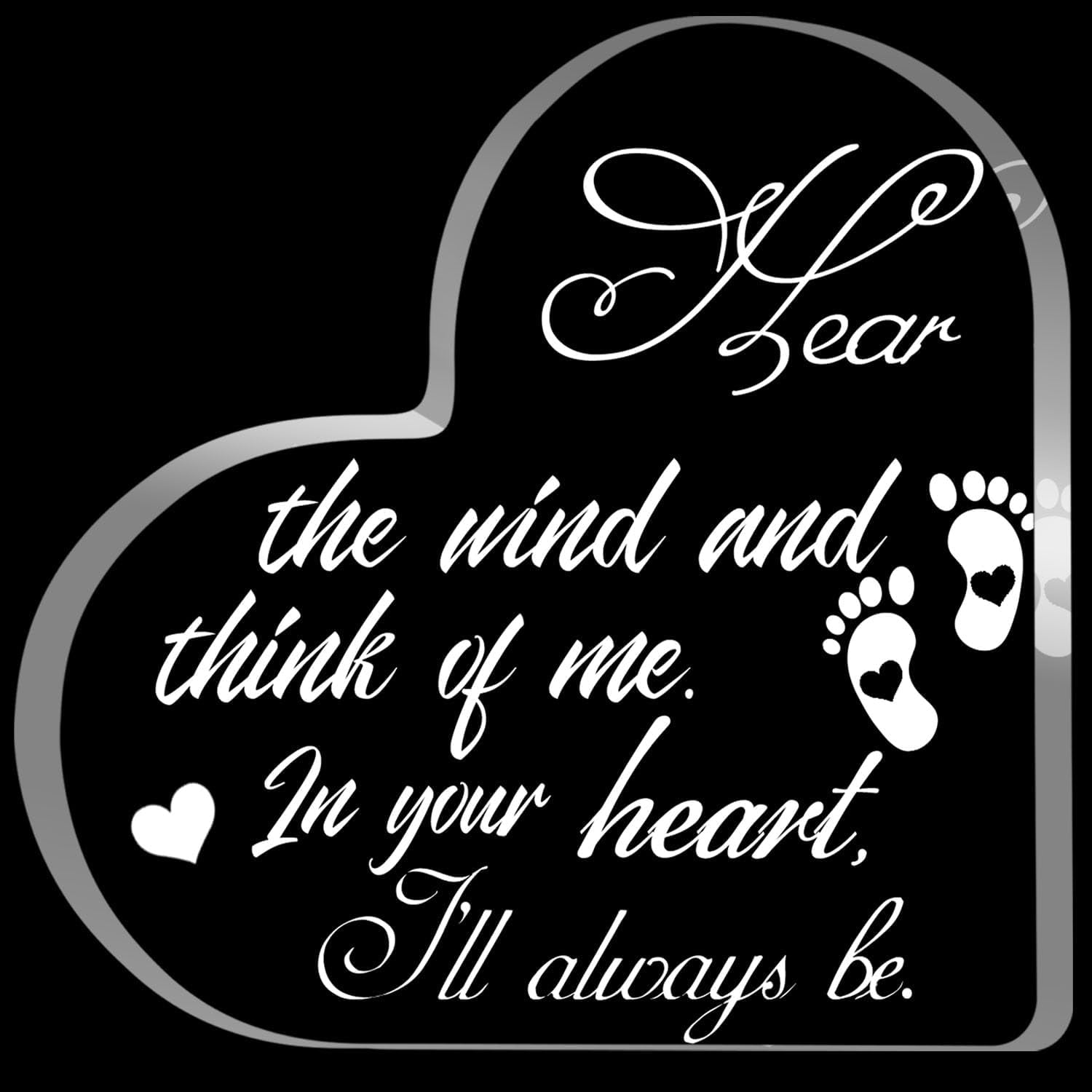 AMZQ Loss Of Babby Memorial Gifts Miscarriage Gifts Angel Gifts Remembrance Sympathy Gift Keyring For Child Loss Infant Loss Baby Loss Condolences Gift