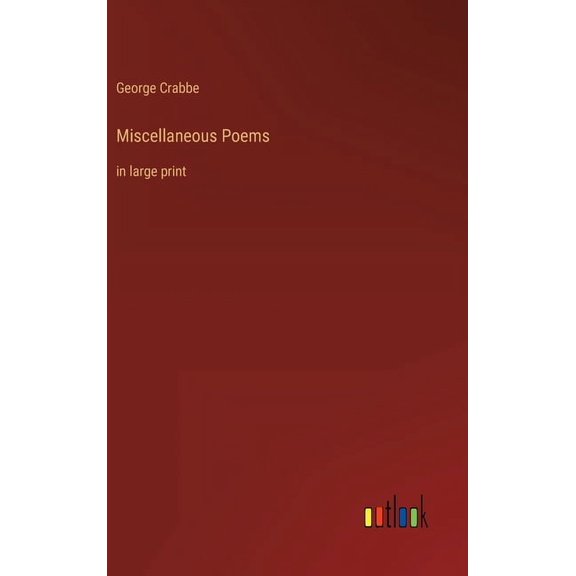 Miscellaneous Poems: in large print (Hardcover)