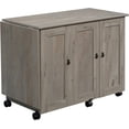thumbnail image 1 of Miscellaneous Storage Sewing Cart  Drop-Leaf Craft Table  Sewing Table with Storage - Soft  Finish, 1 of 4