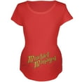 thumbnail image 1 of Mischief Managed Funny Maternity Soft T Shirt Red MD, 1 of 1