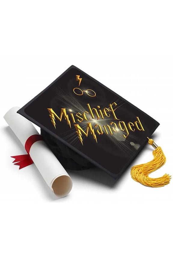 Mischief Managed Grad Cap Tassel Topper