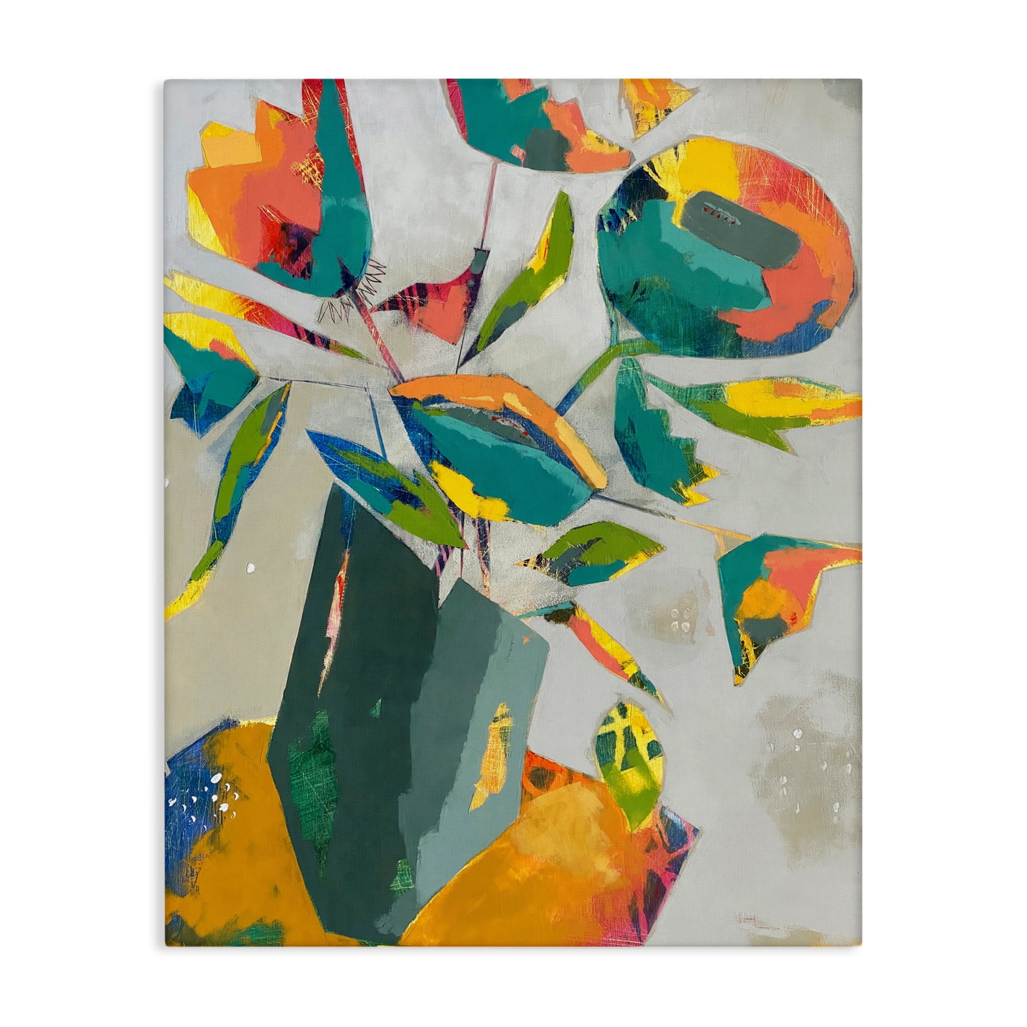 Mischief & Merrymaking Abstraction Canvas Wall Art, design by Dianna Fritzler