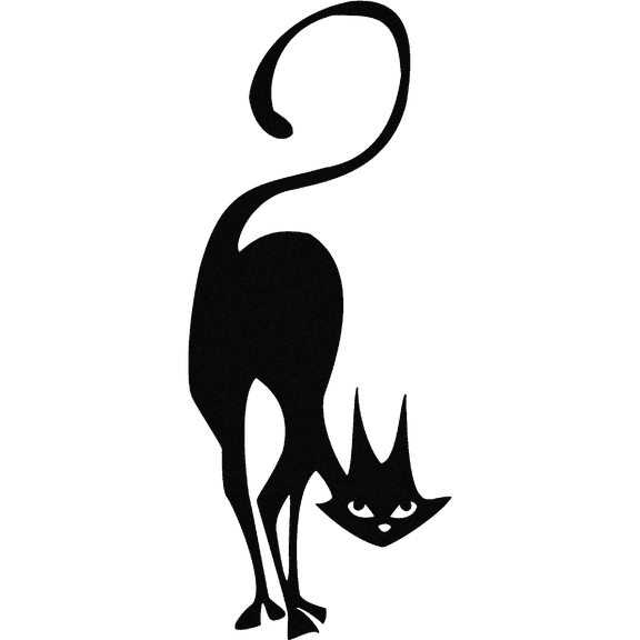 Mischievous Cat - Metal Wall Art