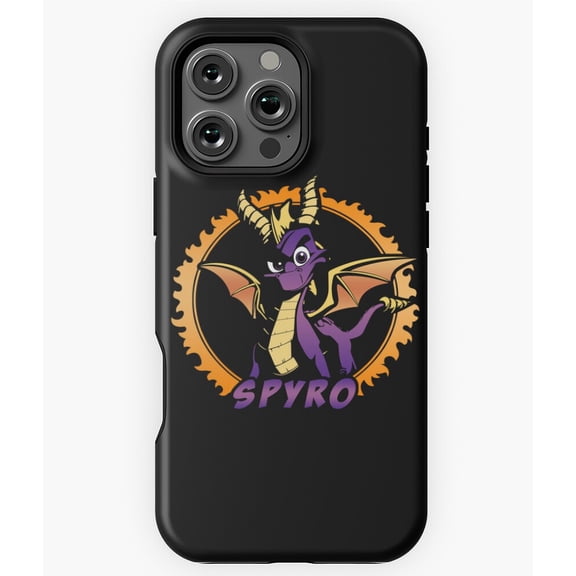 Mischievous Dragon Spyro Gaming Phone Case for iPhone 16 15 14 13 12 11 Pro Max