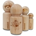 thumbnail image 1 of Mischievous Fairy Pixie Sprite Fae Rubber Stamp for Scrapbooking Crafting Stamping - Small 3/4 Inch, 1 of 7
