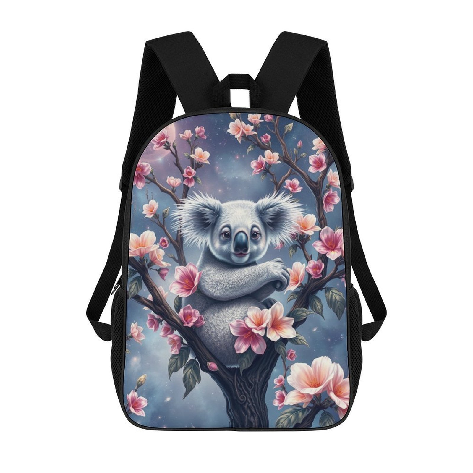 Mischievous KoalaZipper Backpack Book Bag Supplies 17 Inch Backpack Bag ...