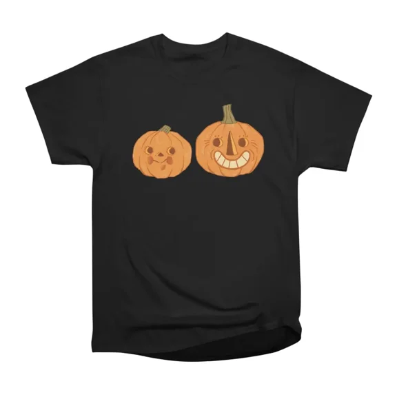 Mischievous Pumpkin Guy and Gal T-Shirt Tee Gift For Him Merch For Her Apparel For Friend