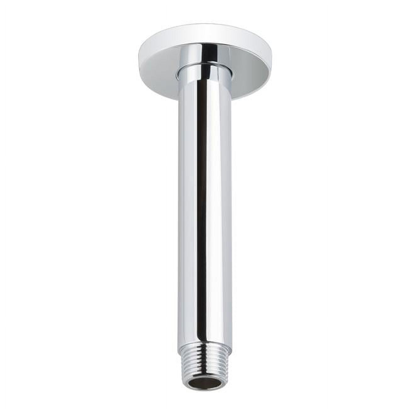 Miseno Ceiling Mounted Shower Arm & Flange Brushed Nickel 6in
