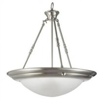 Miseno FLP1003BN 18W Medium E-26 3-Light Pendant, Brushed Nickel