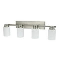 thumbnail image 1 of Miseno FLVL1004BN 60 W 4 Medium E-26 Vanity Light, Brushed Nickel, 1 of 1