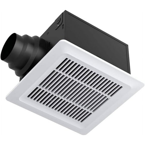 Miseno MMBF080A 80 CFM 0.4 Sone Ceiling Mounted Exhaust Fan with Energy Star Rating - White