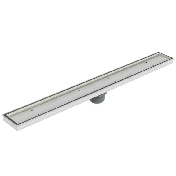 Open Box Miseno MNO36TLD 36 in. Tile Insert Linear Shower Drain, Stainless Steel