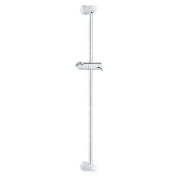 Miseno MNOSB100CP 28 in. Slide Bar with Adjustable Handshower Mount, Polished Chrome