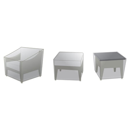 Miseno MPF-MHTN05EWC NYC 5-Piece Canvas Winter Cover for the MPF-MHTN05E Outdoor Lounge Chair Set