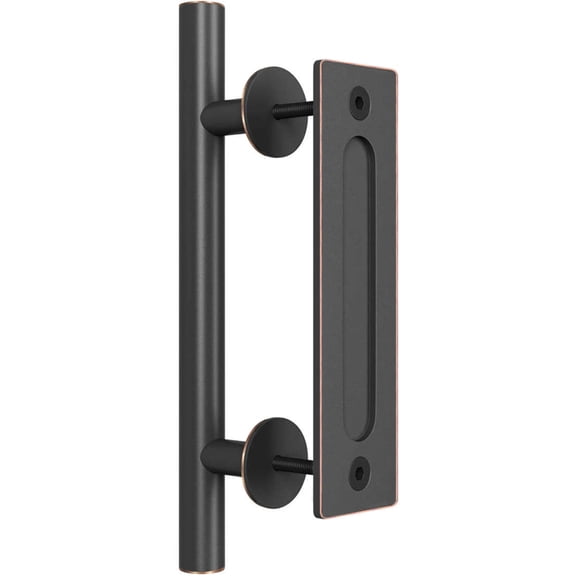 Miseno Mbd5830 7" Long Center To Center Barn Door Handle/Pull Set - Bronze
