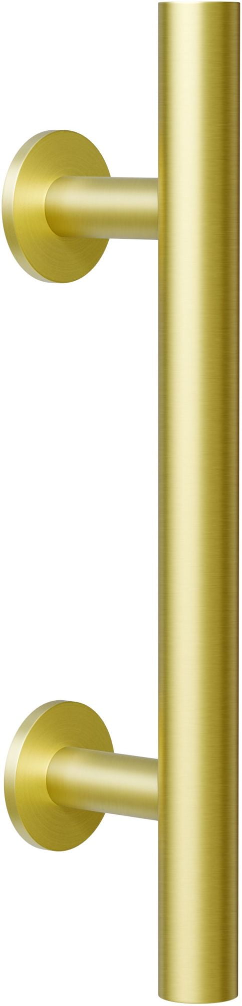 Champagne Brass Steel Barn Door Handle, 7" Center to Center