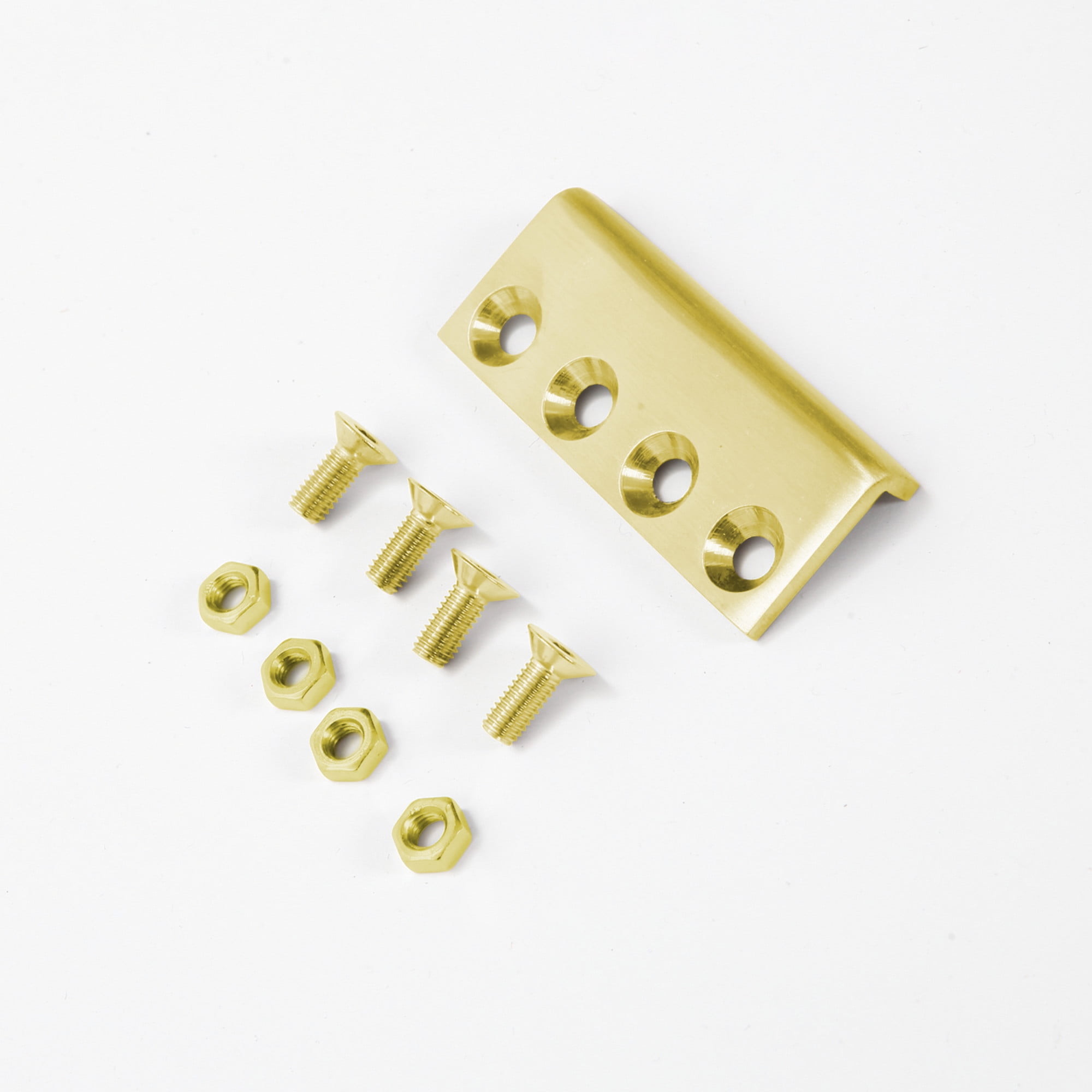 Miseno Mbd5900 31/4" Wide Barn Door Rail Joiner Brass