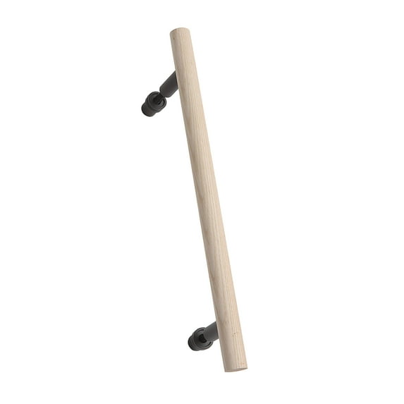 Miseno Mbdh0185 15-3/4" Tall Sliding Barn Door Pull - Black