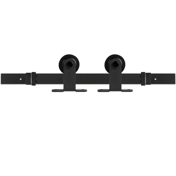 Miseno Mbdh0305x60 60" Standard Wheel Top Mount Barn Door Hardware Kit - Black
