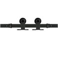thumbnail image 1 of Miseno Mbdh0305x78 78-3/4" Standard Wheel Top Mount Barn Door Hardware Kit - Black, 1 of 7