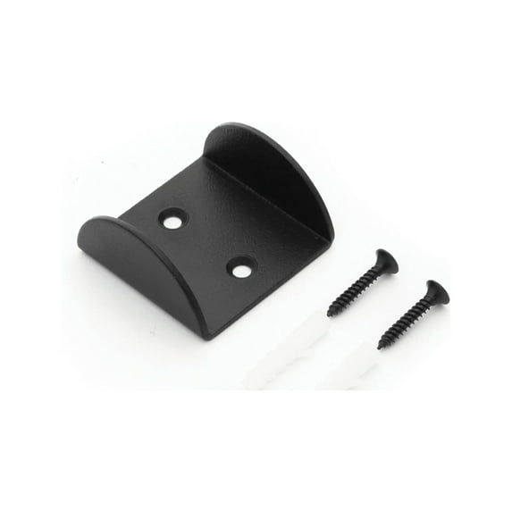 Miseno Mbdh0395 Barn Door Non Mortise Guide 1-3/4" - Black