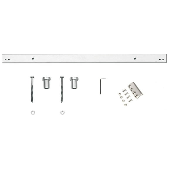 Miseno Mbdh0495 24" Barn Door Rail Extension Kit - Nickel