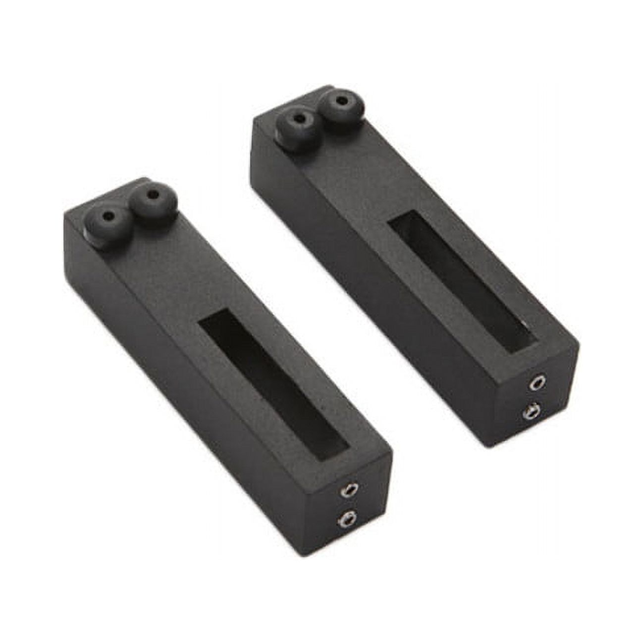 Miseno Mbdh1695 Tall Barn Door Flat Rail Stop - Black
