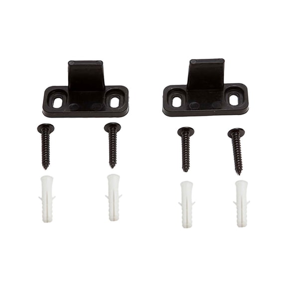 Miseno Mbdh5966 Barn Door Non Mortise Floor Guide - Black