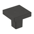 thumbnail image 1 of Amerock Monument 1-3/16 in (30 mm) Length Matte Black Cabinet Knob, 1 of 7