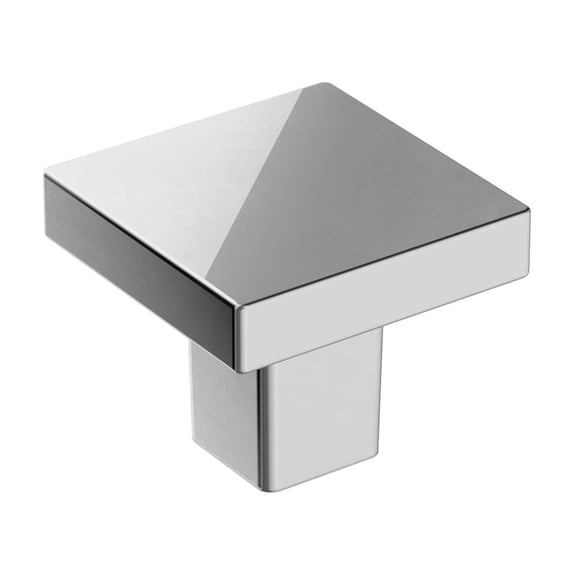 Amerock Bp36905 Monument 1-3/16" Square Cabinet Knob - Chrome