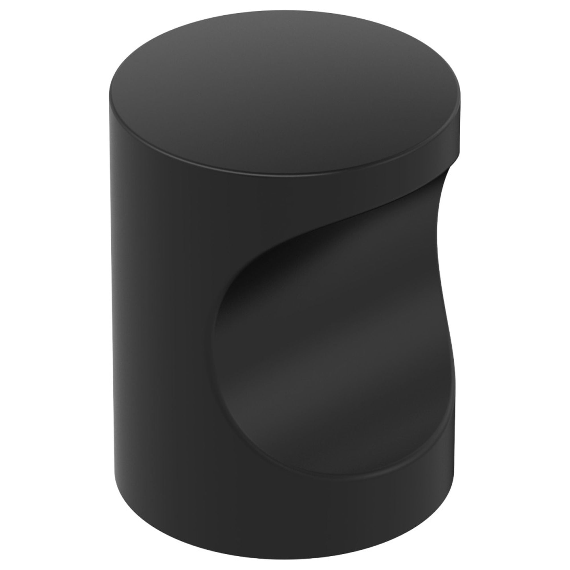 Miseno Mckck4069 Laurel 11/16" Cylindrical Cabinet Knob - Black