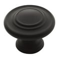 thumbnail image 1 of Miseno Mcktk1131 Greenwich 1-5/16" Mushroom Cabinet Knob - Black, 1 of 7