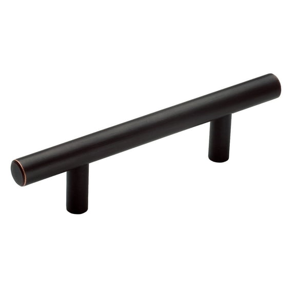 Bar Pulls 3 in (76 mm) Center-to-Center Oil-Rubbed Bronze Cabinet Pull