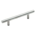 thumbnail image 1 of Bar Pulls 3-3/4 in (96 mm) Center-to-Center Sterling Nickel Cabinet Pull, 1 of 4