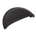 thumbnail image 1 of Miseno Mcup1300 Shasta 3" Center To Center Cup Cabinet Pull - Black, 1 of 4